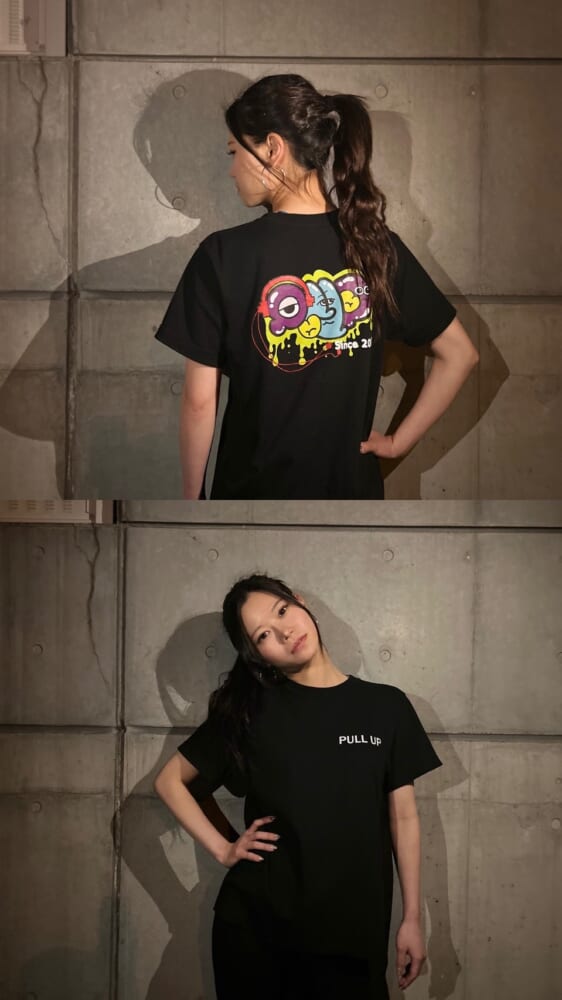プルアップTシャツ ブラック 商品写真2